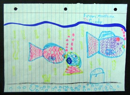 Montana's fish drawing